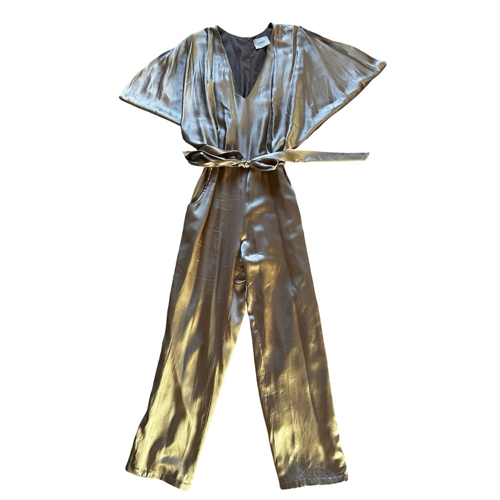 Wren Taupe Gold Jumpsuit
